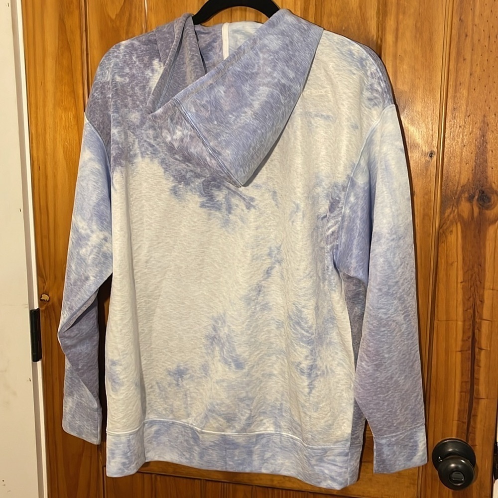 Nike Ikon Clash Cloud Blue Tie Dye Hoodie Sweatshirt Small oversized - Picture 2 of 7